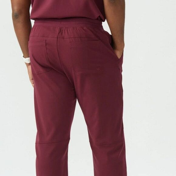 Welles The Men's Everready Straight Fit Pant Drawstring Waist Maroon Size L NWT - Picture 6 of 8